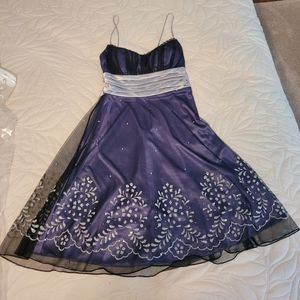 Purple Semi-formal Homecoming dress, size medium. Teeze me brand.